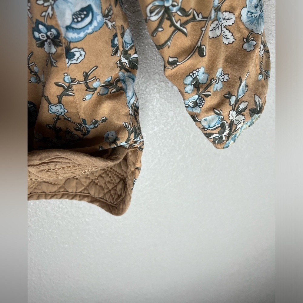 Denim & Co. Women’s Reversible Quilted Stitched Floral Jacket - Picture 10 of 13
